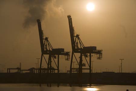 Container Cargo cranes 03
